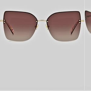 Kate Spade Kate Spade ARIELLA Eyeglasses Gold Sunglasses with Brown Lenses